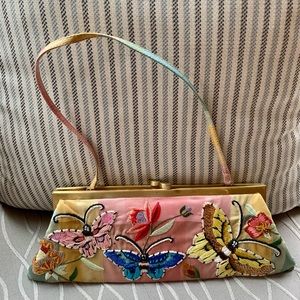 Santi beaded & embriodered clutch